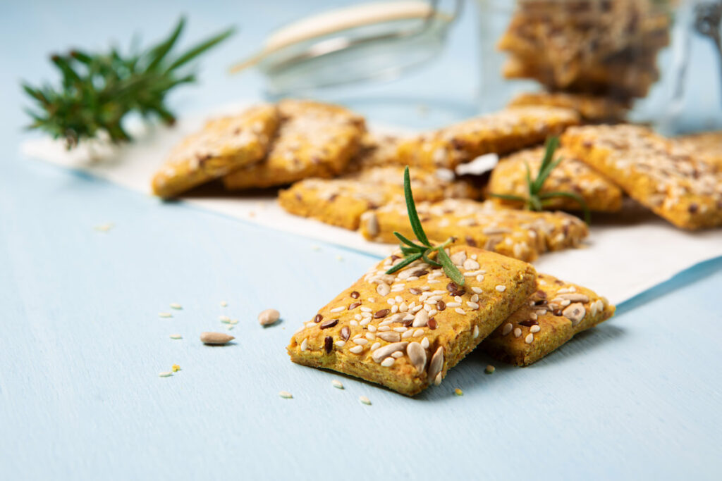chickpeas crakers